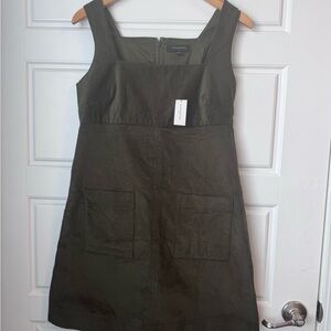 Banana Republic Dark Green Mini Dress